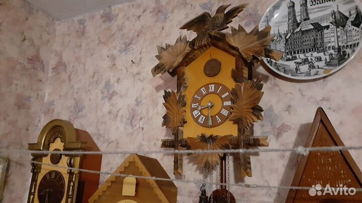 Часы с кукушкой Маяк СССР.идут,кукуют,перешлю