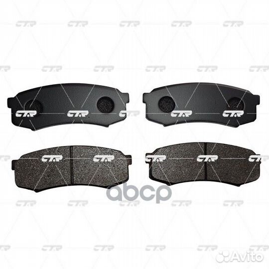 CKT-14 Колодки тормозные дисковые зад GK1