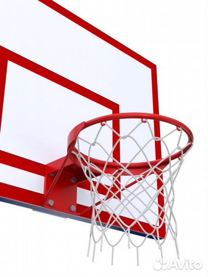 Стойка регулируемая с щитом из фанеры на металлическом каркасе и усиленным кольцом A13440