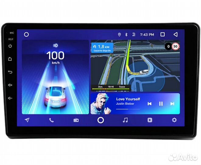 Штатная магнитола на Opel Zafira B/ astra h