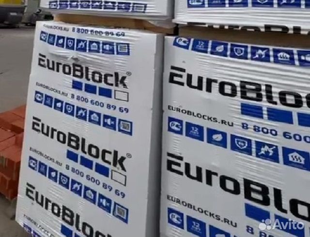 Газоблоки газосиликат Евроблок