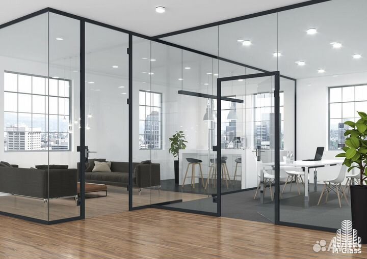 Алюминиевые офисные перегородки