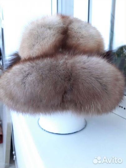 Шляпа норка, соболь, песец