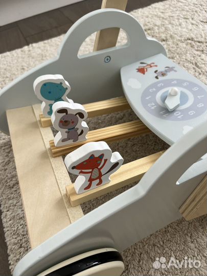 Ходунки каталка детские деревянные