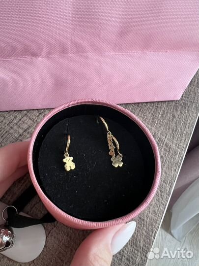 Серьги tous сет