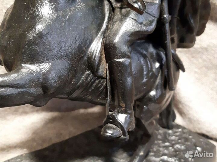 Скульптура Чапаев на коне каслинское чугунное лить