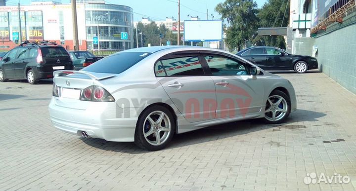 Пороги Mugen RR для Honda Civic 4D (8)