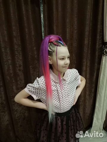 Детские хвостики на резинке