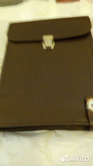 Школьная сумка планшет СССР. Натуральная кожа