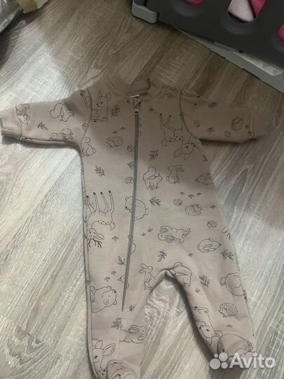 Флисовый комбинезон 62