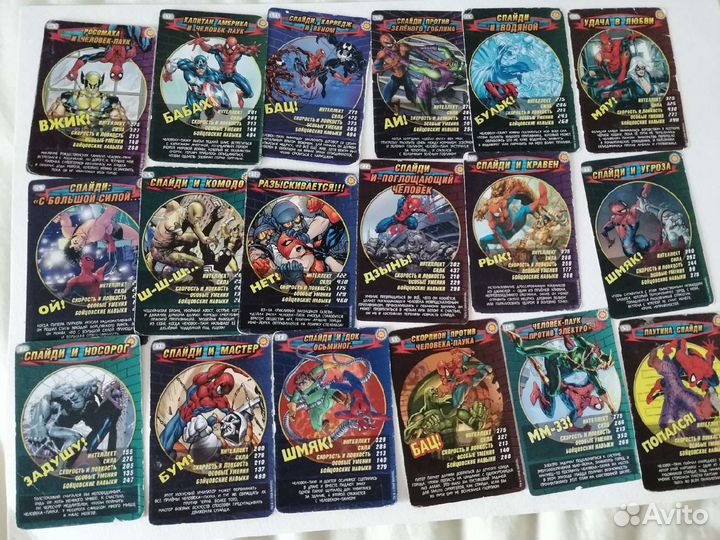 Карточки человек-паук