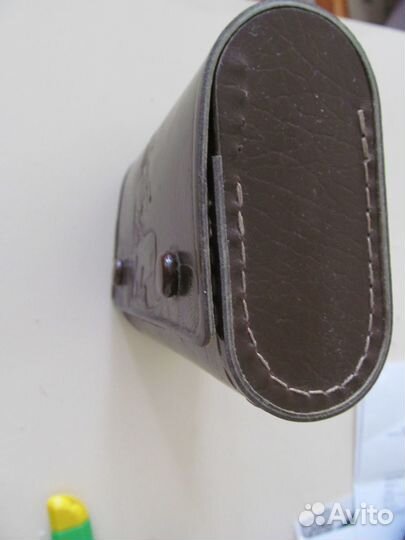 Футляр бритвы кожаный