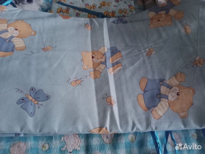 Бортики в детскую кроватку бу