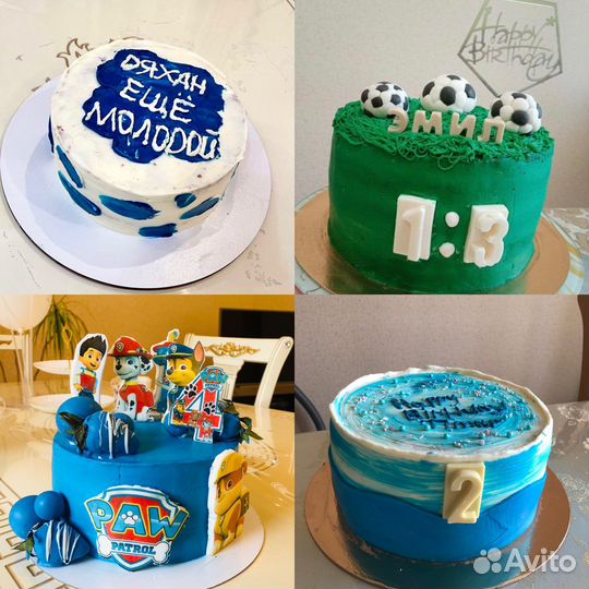 Домашние торты на день рождения на заказ