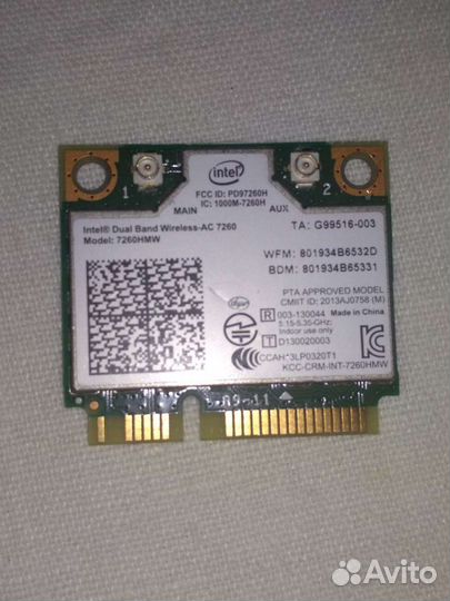 Карты Wi-Fi (mini PCI-e)