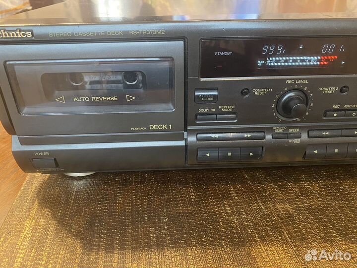 Кассетная дека technics rs TR373М2 и CD SL-PG100