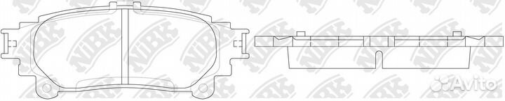 Колодки торм.зад