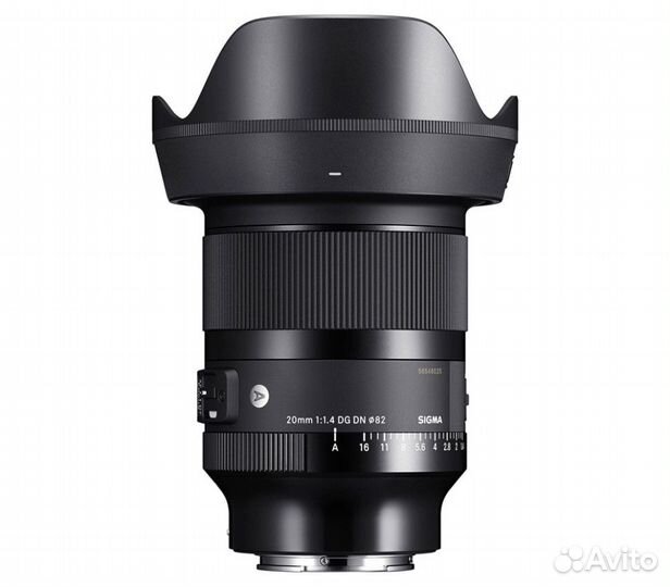 Объектив Sigma AF 20mm f/1.4 DG DN Art Sony E, Чер