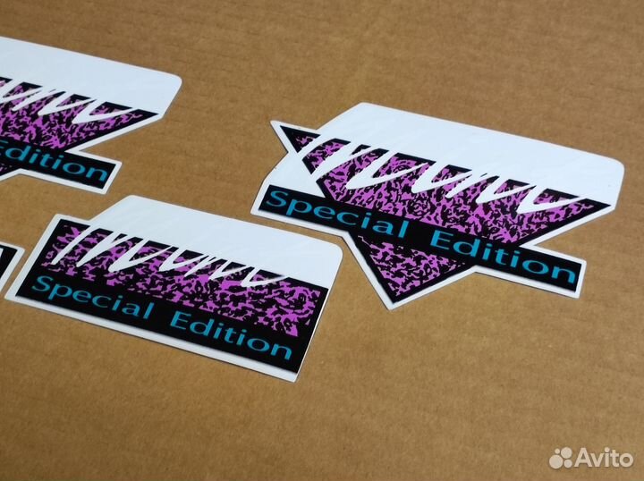 Наклейки yamaha mint (4шт) (Special Edition - purp