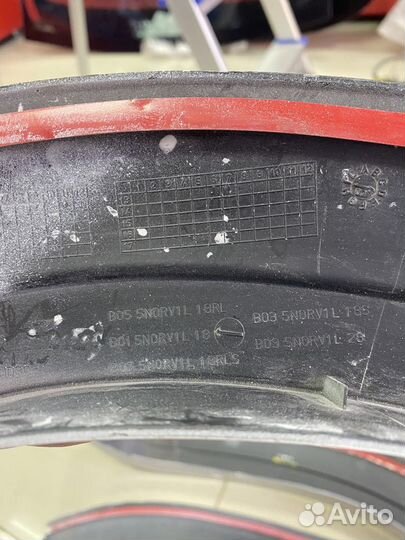 Накладки Tiguan r line 2007-2010 5N0RH3L