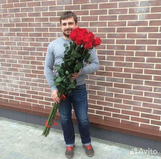 Высокие розы Доставка цветов