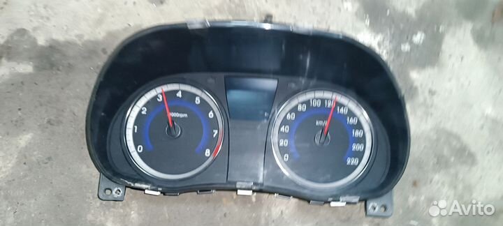 Панель приборов МКПП hyundai solaris 1