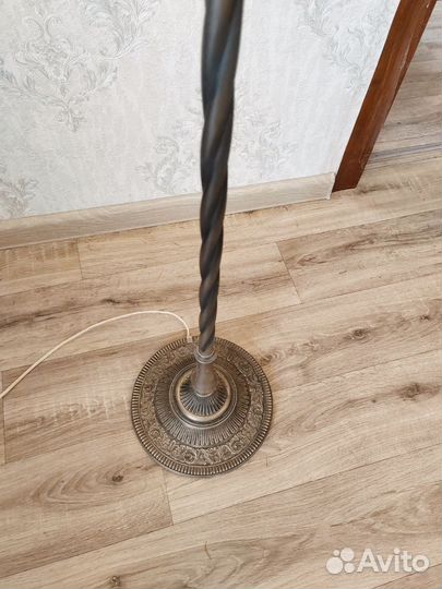 Торшер напольный с абажуром СССР