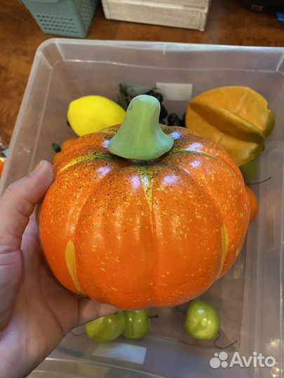Фрукты и овощи искуственные муляж