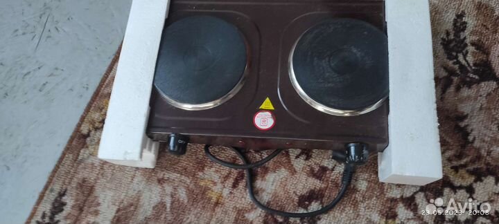 Электрическая плита 2х комфорочная