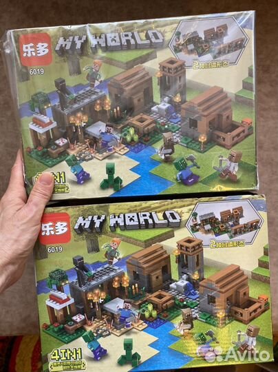 Констуктор деревня Майнкрафт новый в упаковке