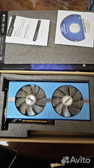 Видеокарта rx580 8gb sapphire nitro