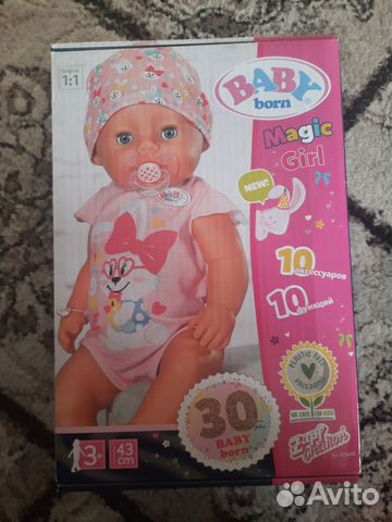 Кукла baby born magic girl оригинал