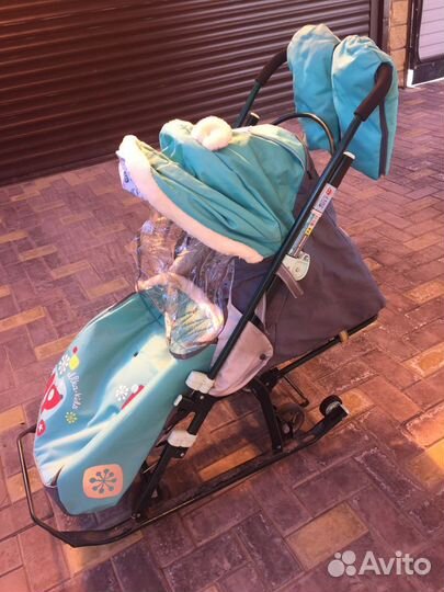 Коляска санки