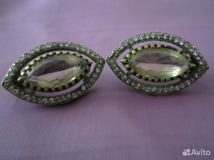 Серьги с натуральными камнями