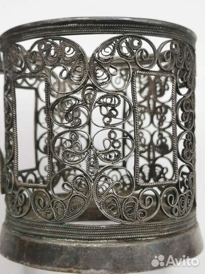 Подстаканник Скань Мельхиор кхи СССР