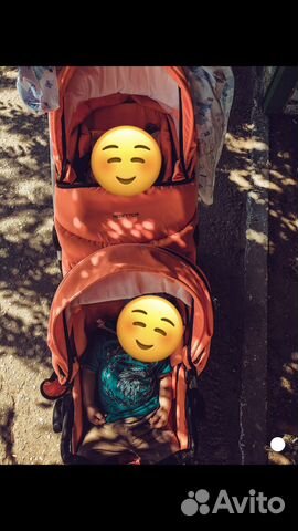 Коляска для двойни или погодок Bebetto 42 sport