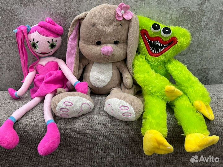 Мягкие игрушки chi chi, медведи, зайцы