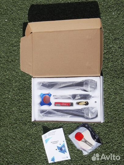 Микрофон караоке беспроводной, 2 шт, новые