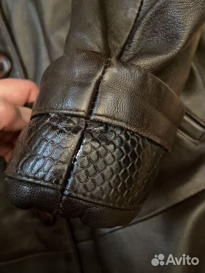 Натуральная кожадля рукоделия женское пальто