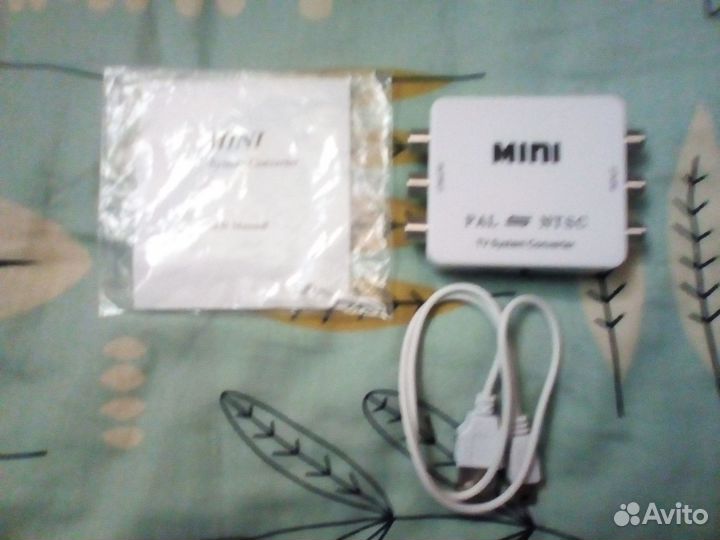 Конвертер AV Pal ntsc 3 RCA на 3 RCA новый