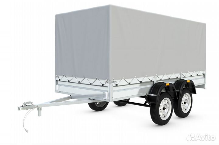 Прицеп легковой 3,5 х 1,5 метра 2х осный с тентом