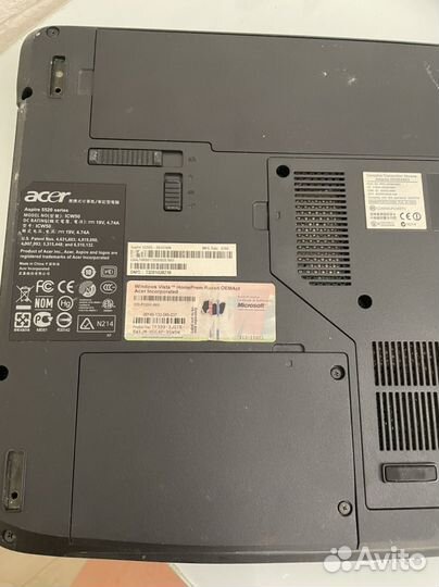Ноутбук acer на запчасти