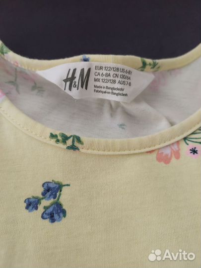 Платье для девочки 122-128 H&M