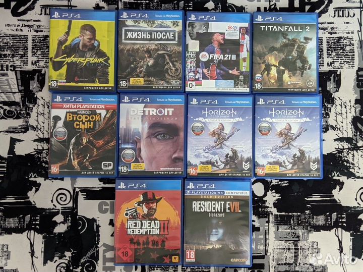 Игры для приставок ps4 бу
