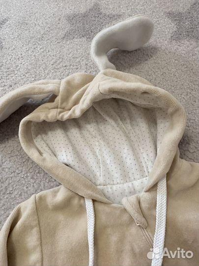 Велюровый комбинезон 62 68