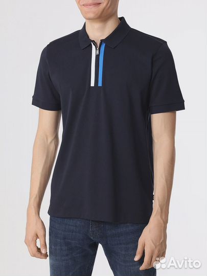 Поло хлопковое boss