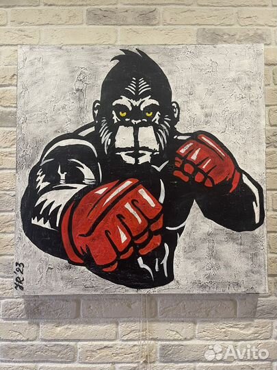 Картина «бойцовский клуб» 60*60