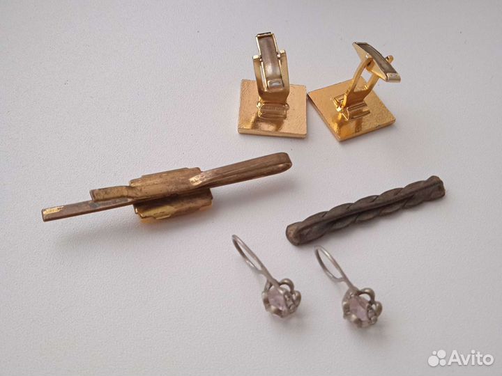 Серёжки, запонки, зажимы СССР