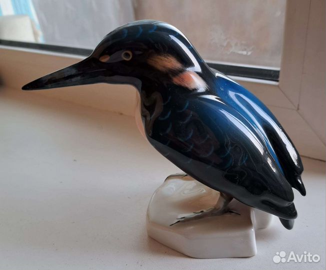 Фарфоровая статуэтка Зимородок Германия