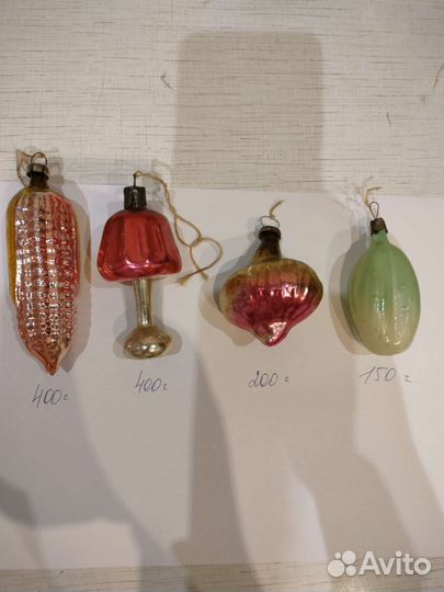 Елочные игрушки СССР